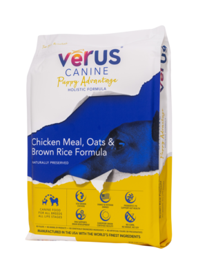 VeRUS Canine Dry Food Puppy Advantage Chicken Meal, Oats & Brown Rice Formula