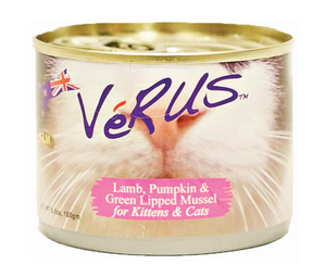 VeRUS Feline Canned Lamb, Pumpkin & Green Lipped Mussel