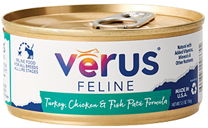 VeRUS Feline Canned Turkey, Chicken & Fish Pate Formula