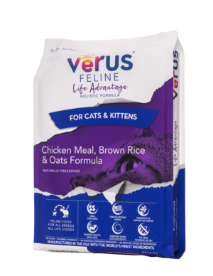 VeRUS Feline Dry Food Life Advantage Chicken Meal, Brown Rice & Oats Formula