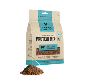 Vital Essentials Freeze-Dried Raw Protein Mix-In Beef Recipe For Dogs