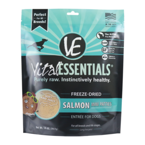 Vital Essentials Freeze-Dried Entrees Salmon Mini Patties