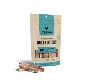 Vital Essentials Freeze-Dried Raw Bully Sticks Dog Treats