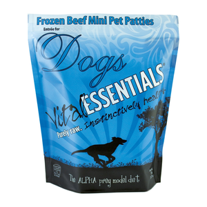 Vital Essentials Frozen Entrees Beef Mini Patties