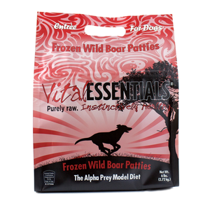 Vital Essentials Frozen Entrees Wild Boar Patties