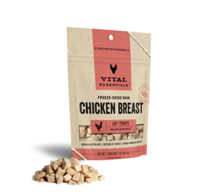 Vital Essentials Freeze-Dried Raw Chicken Breast Cat Treats