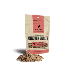 Vital Essentials Freeze-Dried Raw Chicken Giblets Cat Treats