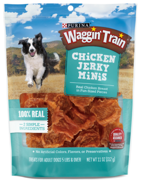 Waggin Train Chicken Jerky Minis Real Chicken Breast In Fun-Sized Pieces