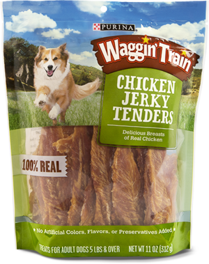 Waggin Train Chicken Jerky Tenders Delicious Breasts of Real Chicken
