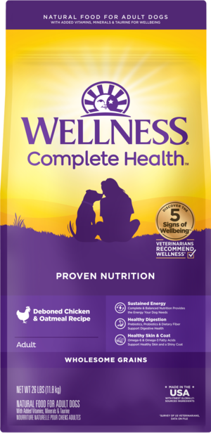 Wellness Complete Health Deboned Chicken & Oatmeal Recipe For Adult Dogs