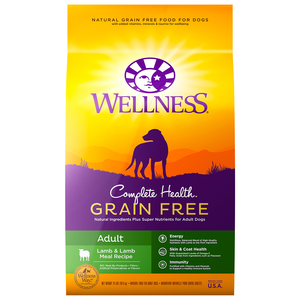 Wellness Complete Health Grain Free Lamb & Lamb Meal Recipe For Adult Dogs