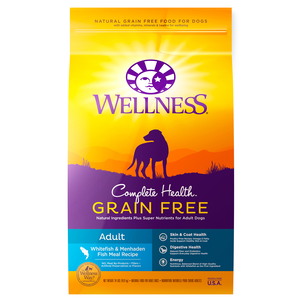 Wellness Complete Health Grain Free Whitefish & Menhaden Fish Meal Recipe For Adult Dogs