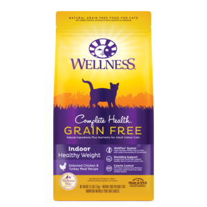 Wellness Complete Health Grain Free Deboned Chicken & Turkey Meal Recipe For Healthy Weight Indoor Cats