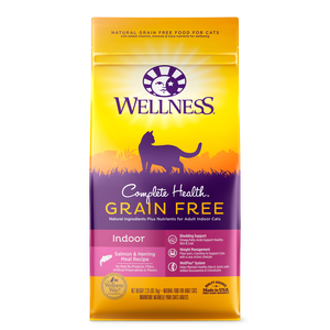 Wellness Complete Health Grain Free Salmon & Herring Meal Recipe For Indoor Cats