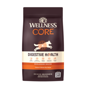 Wellness Core Digestive Health Chicken & Brown Rice Recipe With Wholesome Grains For Dogs