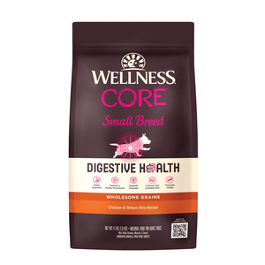 Wellness Core Digestive Health Chicken & Brown Rice Recipe With Wholesome Grains For Small Breed Dogs