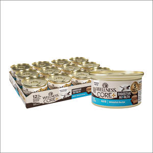 Wellness Core Digestive Health Whitefish Paté Recipe For Cats