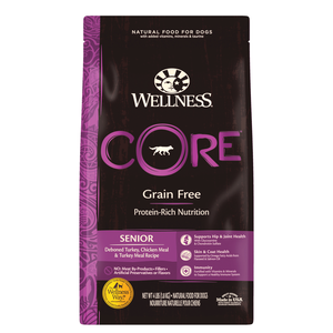 Wellness Core Grain Free Senior - Deboned Turkey, Chicken Meal & Turkey Meal Recipe