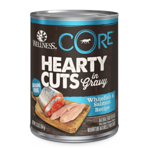 Wellness Core Hearty Cuts In Gravy Whitefish & Salmon Recipe