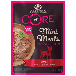 Wellness Core Mini Meals Beef & Chicken Dinner Pate For Small Breeds