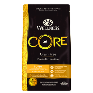 Wellness Core Grain Free Puppy Formula - Deboned Chicken, Chicken Meal & Turkey Meal Recipe