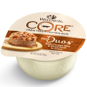 Wellness Core Divine Duos With Chicken Pate & Diced Duck In Gravy