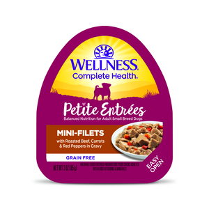 Wellness Petite Entrees Mini-Filets With Roasted Beef, Carrots & Red Peppers In Gravy