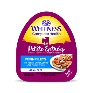 Wellness Petite Entrees Mini-Filets With Roasted Chicken, Carrots & Red Peppers In Gravy