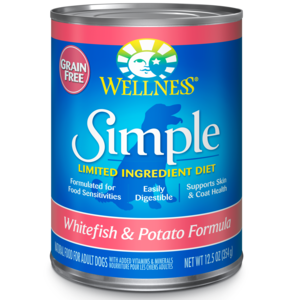 Wellness Simple Limited Ingredient Diet Whitefish & Potato Formula