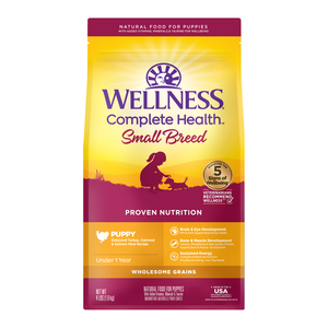 Wellness Complete Health Deboned Turkey, Oatmeal & Salmon Meal Recipe For Small Breed Puppies