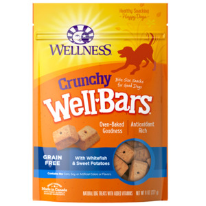 Wellness Crunchy WellBars Whitefish & Sweet Potatoes