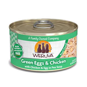 Weruva Canned Cat Food Green Eggs & Chicken - With Chicken & Egg In Pea Soup