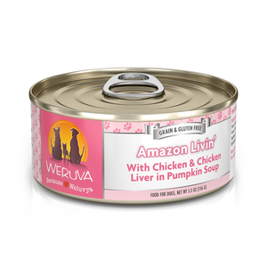 Weruva Canned Dog Food Amazon Livin' - With Chicken & Chicken Liver In Pumpkin Soup