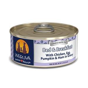 Weruva Canned Dog Food Bed & Breakfast - With Chicken, Egg, Pumpkin & Ham In Gravy