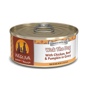 Weruva Canned Dog Food Wok The Dog - With Chicken, Beef & Pumpkin In Gravy