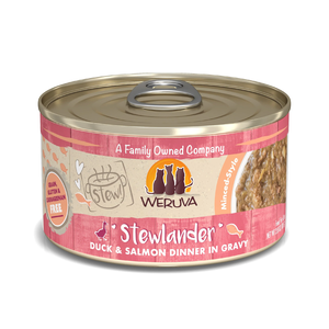 Weruva Canned Stews Stewlander - Duck & Salmon Dinner In Gravy
