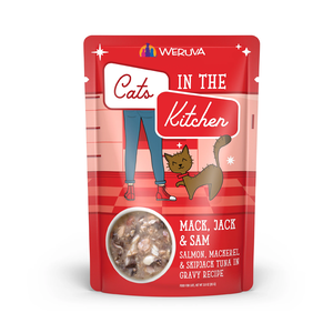 Weruva Cats In The Kitchen Mack, Jack & Sam - Salmon, Mackerel & Skipjack Tuna In Gravy Recipe
