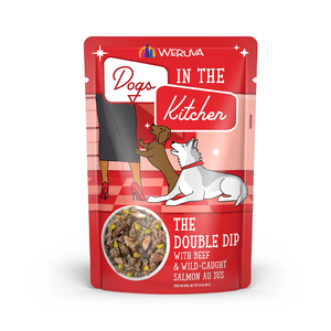 Weruva Dogs In The Kitchen The Double Dip - With Beef & Wild Caught Salmon Au Jus