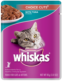 Whiskas Choice Cuts With Tuna In Sauce