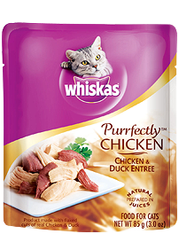 Whiskas Purrfectly Chicken Chicken & Duck Entree