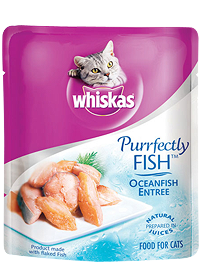 Whiskas Purrfectly Fish Oceanfish Entree