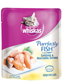 Whiskas Purrfectly Fish Sardine & Mackerel Entree