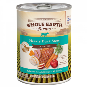 Whole Earth Farms Grain Free Canned Hearty Duck Stew For Dogs
