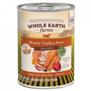 Whole Earth Farms Grain Free Canned Hearty Turkey Stew For Dogs