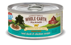 Whole Earth Farms Grain Free Canned Real Duck & Chicken Recipe Morsels In Gravy