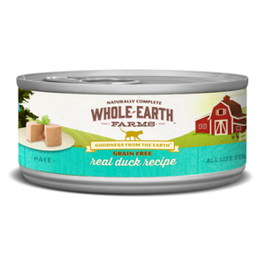 Whole Earth Farms Grain Free Canned Real Duck Recipe Pate