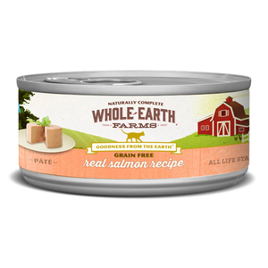 Whole Earth Farms Grain Free Canned Real Salmon Recipe Pate