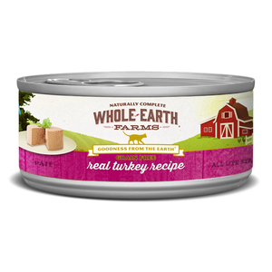 Whole Earth Farms Grain Free Canned Real Turkey Recipe Pate