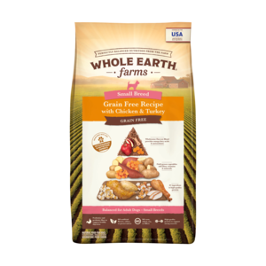 Whole Earth Farms Grain Free Recipe With Chicken & Turkey For Small Breed Dogs