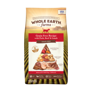 Whole Earth Farms Grain Free Recipe With Pork, Beef & Lamb For Dogs